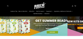 brew2bottle.co.uk Screenshot
