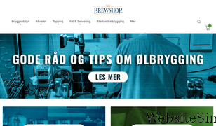 brewshop.no Screenshot