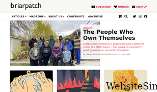 briarpatchmagazine.com Screenshot