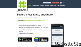 briarproject.org Screenshot
