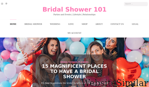 bridalshower101.com Screenshot