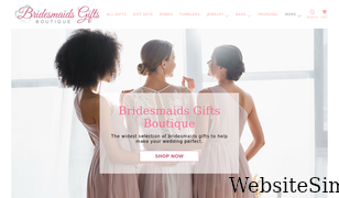 bridesmaidgiftsboutique.com Screenshot