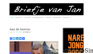 briefjevanjan.nl Screenshot