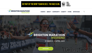 brightonmarathonweekend.co.uk Screenshot