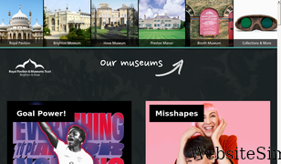 brightonmuseums.org.uk Screenshot