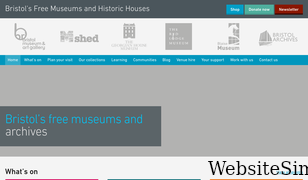bristolmuseums.org.uk Screenshot