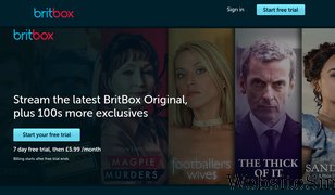 britbox.co.uk Screenshot