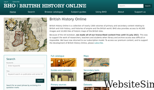 british-history.ac.uk Screenshot