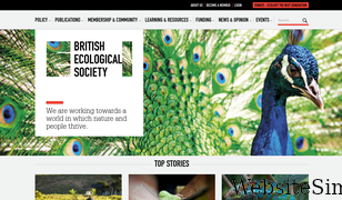 britishecologicalsociety.org Screenshot