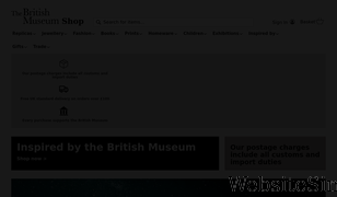 britishmuseumshoponline.org Screenshot