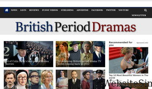 britishperioddramas.com Screenshot