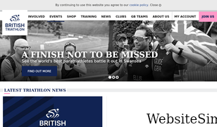 britishtriathlon.org Screenshot
