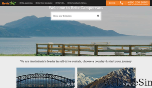 britz.com Screenshot