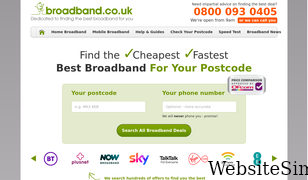 broadband.co.uk Screenshot