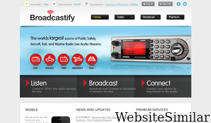 broadcastify.com Screenshot