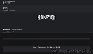 broadway.com Screenshot