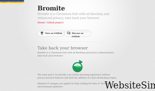 bromite.org Screenshot