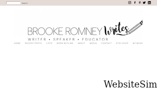 brookeromney.com Screenshot