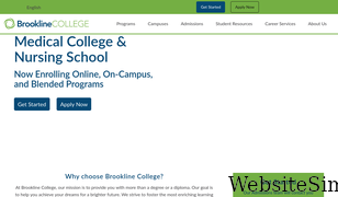 brooklinecollege.edu Screenshot