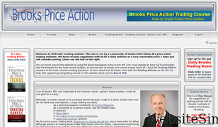 brookspriceaction.com Screenshot