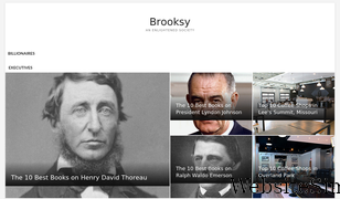 brooksysociety.com Screenshot
