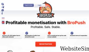 bropush.com Screenshot