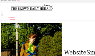 browndailyherald.com Screenshot