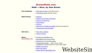 brownmath.com Screenshot