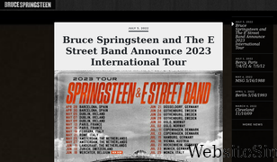 brucespringsteen.net Screenshot
