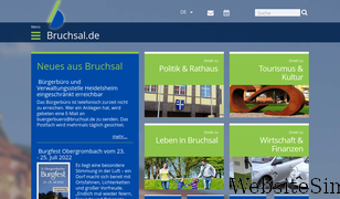 bruchsal.de Screenshot
