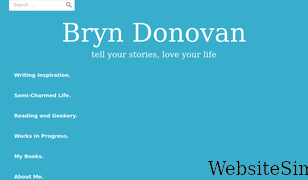 bryndonovan.com Screenshot