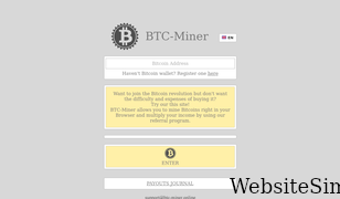 btc-miner.online Screenshot