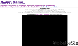 bubblegame.org Screenshot