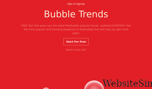 bubbletrends.herokuapp.com Screenshot