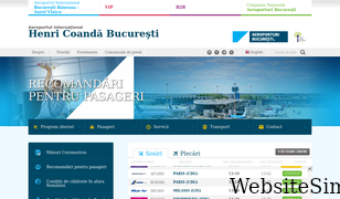 bucharestairports.ro Screenshot