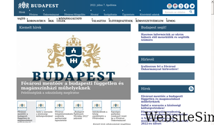 budapest.hu Screenshot