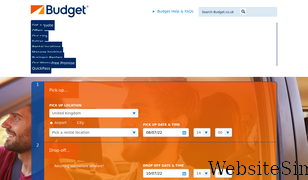 budget.co.uk Screenshot