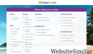 budgetair.com Screenshot