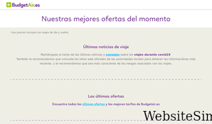 budgetair.es Screenshot