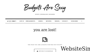 budgetsaresexy.com Screenshot