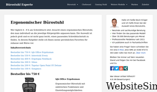 buerostuhl-experte.de Screenshot