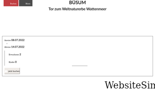 buesum.de Screenshot