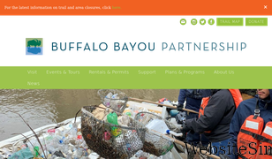 buffalobayou.org Screenshot
