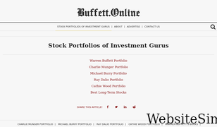 buffett.online Screenshot
