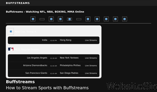 buffstreams.app Screenshot
