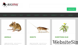 bugspray.com Screenshot