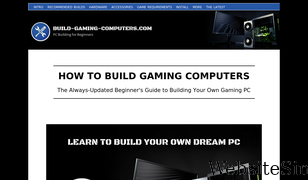 build-gaming-computers.com Screenshot