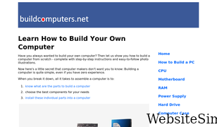 buildcomputers.net Screenshot