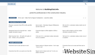 buildingclub.info Screenshot