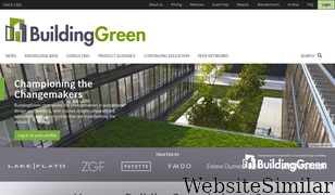 buildinggreen.com Screenshot